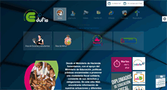 Desktop Screenshot of edufis.mh.gob.sv