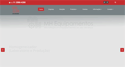 Desktop Screenshot of mh.ind.br