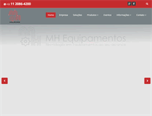 Tablet Screenshot of mh.ind.br